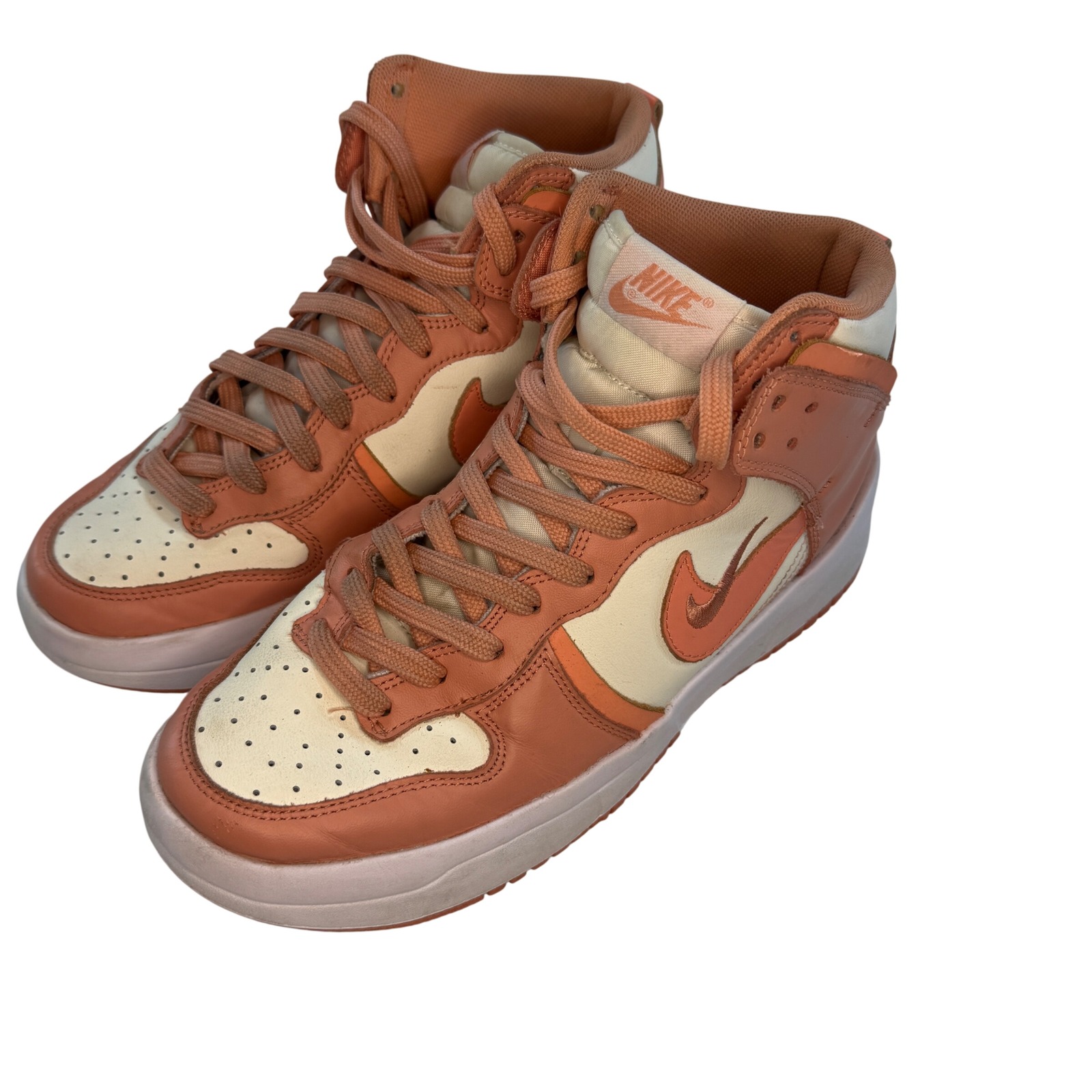 Nike Dunk High Up Sail/Crimson Bliss Women's Sneakers Dh3718-107 Size 8.5